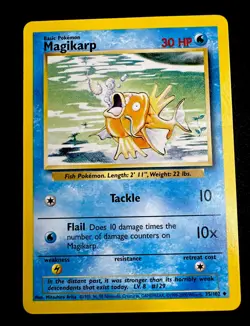 Magikarp 35/102 MP Base Set 4th Print 1999-2000 Pokemon Card - Image 1