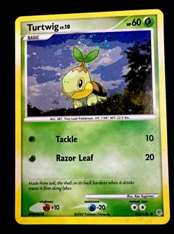 Turtwig 103/130 MP Cosmos Holofoil League & Championship Cards Holo - Image 1