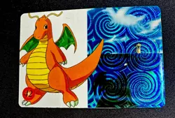 Raticate & Dragonite Holo 1996 Japan Pokemon Vending Machine Sticker Card - Image 2