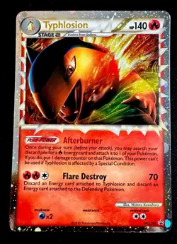 Pokemon TCG Typhlosion Prime HGSS09 Holo Ultra Rare Black Star Promo Card - Image 1