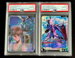 Consecutive PSA 10 Resource & Aile Strike Gundam Beta Card Game Japanese RP-001 - Image 1