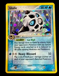 Glalie 34/101 NM EX Hidden Legends Reverse Holo 2004 Vintage Pokemon TCG Card - Image 1