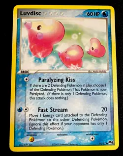 Luvdisc 14/17 NM Pokemon Card Pop Series 2 Promo Common Near Mint - Image 1