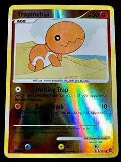 Trapinch 115/132 LP Secret Wonders Reverse Holo Pokemon Card Light Play - Image 1
