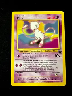 Mew #8 NM Black Star Promo 2000 Vintage Pokemon Card - Image 1
