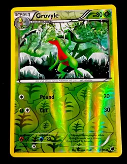 Grovyle 7/116 NM Uncommon Reverse Holo Plasma Freeze Pokemon Card - Image 1