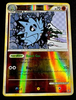 Pupitar 38/95 LP Reverse Holo Unleashed Pokemon Card Lightl Played (B) - Image 1