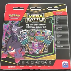 Pokemon Mega Battle Deck Mega Gengar GX Haunter Holo English Card Game - Image 2