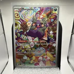 Morpeko 206/182 SV04: Paradox Rift Illustration Rare Pokemon Card NM - Image 1