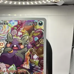 Morpeko 206/182 SV04: Paradox Rift Illustration Rare Pokemon Card NM - Image 3