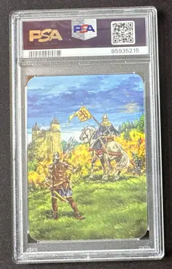 PSA 9 House Arn Bannerman Beta Foil Sorcery Contested Realm NM Graded Card - Image 2
