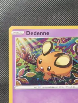 Pokemon Dedenne TCG SWSH080 Holo Promo Card - Image 2
