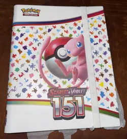 Scarlet & Violet Pokemon Binder For 151 Cards TCG Empty Folder New - Image 1