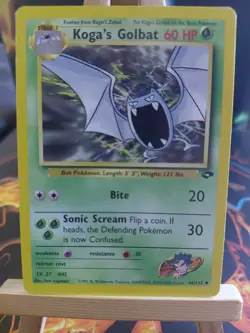 Pokemon TCG Koga's Golbat Gym Challenge, Card 46/132, Regular LP - Image 1