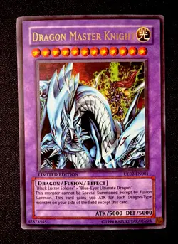 Dragon Master Knight - UE02-EN001 - Ultra Rare Yugioh Promo Card MP Yu-Gi-Oh! - Image 1