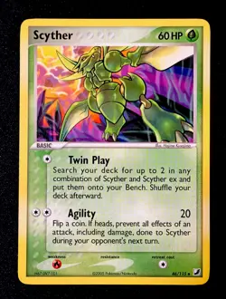 Scyther 46/115 Non Holo Unseen Forces - Pokemon Card - NM - Image 1