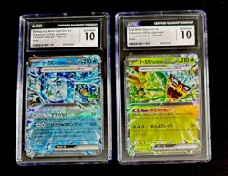 CGC 10 Wellspring & Teal Mask Ogerpon ex Japanese Terastal Festival Graded Card - Image 1