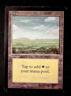MTG Magic the Gathering Plains (288/302) Limited Edition Beta MP+ - Image 1