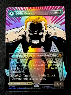 Eddie Brock // Venom, Lethal Protector (#233) - Foil Extended Art SPM NM MTG - Image 2