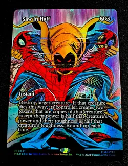 Saw in Half (Borderless) Marvel Universe Eternal-Legal Foil - Image 1