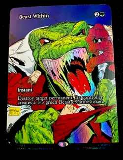 Beast Within (Borderless) NM Marvel Universe Eternal-Legal (MAR) Foil - Image 1