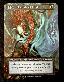 Sorcery Contested Realm - Beta - Elite - Hounds of Ondaros - Image 1