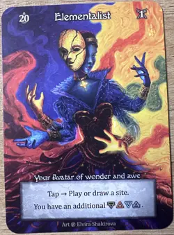 Sorcery Contested Realm Beta Avatar - Elementalist - Non Foil N/M - Image 1