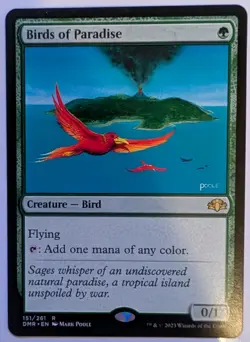 Birds of Paradise Dominaria Remastered #151 Regular NM - Image 1