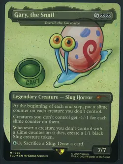 Gary, the Snail Toxrill, the Corrosive Rainbow Foil 1929 M Secret Lair Near Mint - Image 1