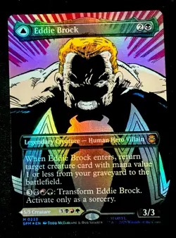 Eddie Brock (Borderless) NM Marvel's Spider-Man Foil - Image 1