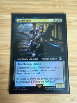 Magic the Gathering: Locke Cole (Extended Art) Final Fantasy Foil NM - Image 1
