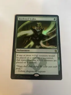 MTG Hardened Scales Khans of Tarkir 133/269 Foil Prerelease Promo - Image 1