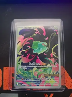 Bulbasaur - (Mega Evolution Stamped PROMO) IR 133/132 NM POKEMON TCG - Image 1