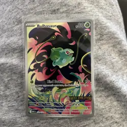 Bulbasaur 133/132 Mega Evolution Promo IR Pokemon Stamped + 133/132 + 134/132 NM - Image 3
