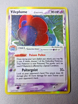 Vileplume (Delta Species) 17/110 Holon Phantoms Reverse Holo Pokemon TCG - Image 1