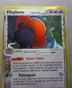 Vileplume (Delta Species) 17/110 Holon Phantoms Reverse Holo Pokemon TCG - Image 5