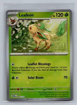 Leafeon (Poke Ball Pattern) - SV: Prismatic Evolutions (PRE) NM - Image 1