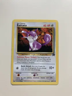 Rattata 66/82 - Team Rocket Pokemon Card - Image 1