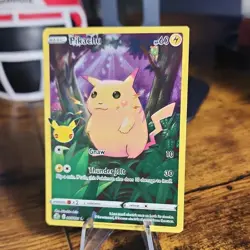 Pokemon TCG Pikachu 25th Anniversary Basic Card 005/025 English Regular - Image 2