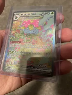 Pokemon TCG Venusaur EX Card 198/165 SV Sir Scarlet & Violet 151 English NM - Image 2