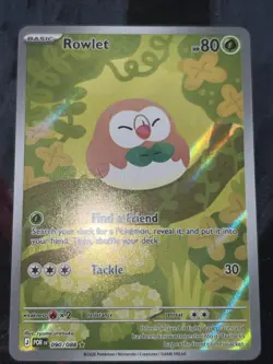 🔥 Rowlet Illustration Rare Full Art ME03 Perfect Order 090/088 NM Pokemon 🔥 - Image 1