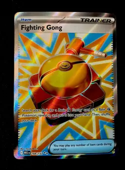 Pokemon TCG Trainer Fighting Gong Mega Evolution 168/132 Ultra Rare NM Card - Image 1