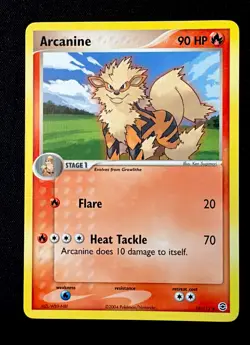 Pokemon - Arcanine - FireRed LeafGreen 18/112 - Rare - NM - Image 1