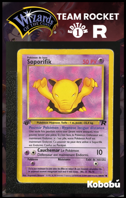 Carte Pokemon Soporifik 54/82 Edition 1 Ed 1 Team Rocket Wizards 1 - Image 1