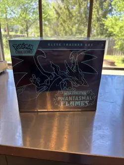 Pokemon TCG: Mega Evolutions Phantasmal Flames Elite Trainer Box ETB Sealed - Image 1