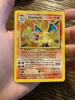 Pokemon 1999 Charizard Base Unlimited Set Rare Holo 4/102 PSA WORTHY! NEAR MINT - Image 1