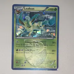 Pokemon TCG Leafeon Stage 1 Holo Rare Deck Exclusives BW Plasma Freeze 011/116 - Image 1