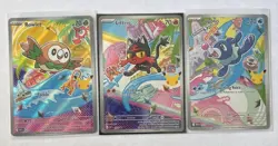 pokemon tcg first partner illustration rares. All 3 Are Mint Condition - Image 1
