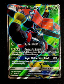 Tapu Bulu GX Full Art #130/147 Ultra Rare Holo SM - Burning Shadows Pokemon TCG - Image 1