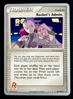 Pokemon Rocket's Admin. 2005 World Championship Deck Curran Hill 86/109 NM - Image 1